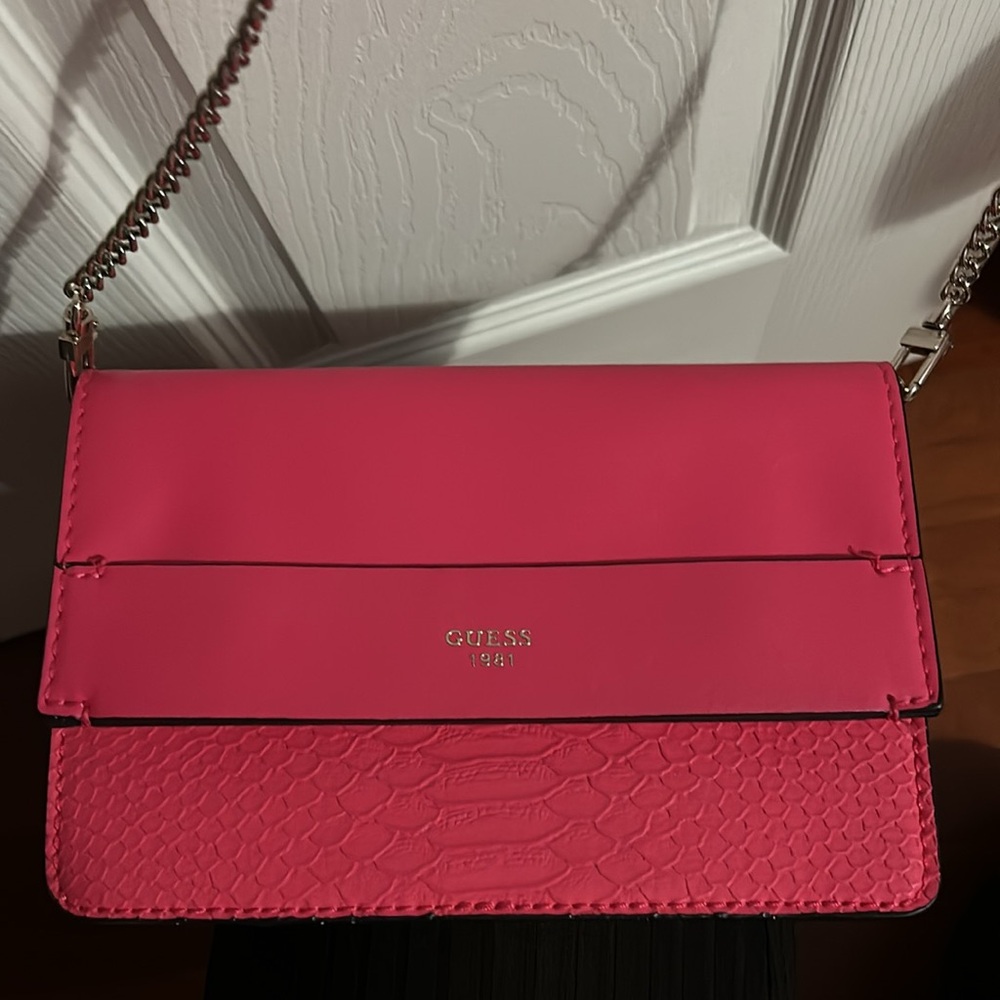 Guess 1981 Pink Purse Cross body